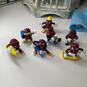 Applause California Raisins 1988 Figurine Set - Multicolor